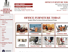 Tablet Screenshot of officefurnituretoday.com